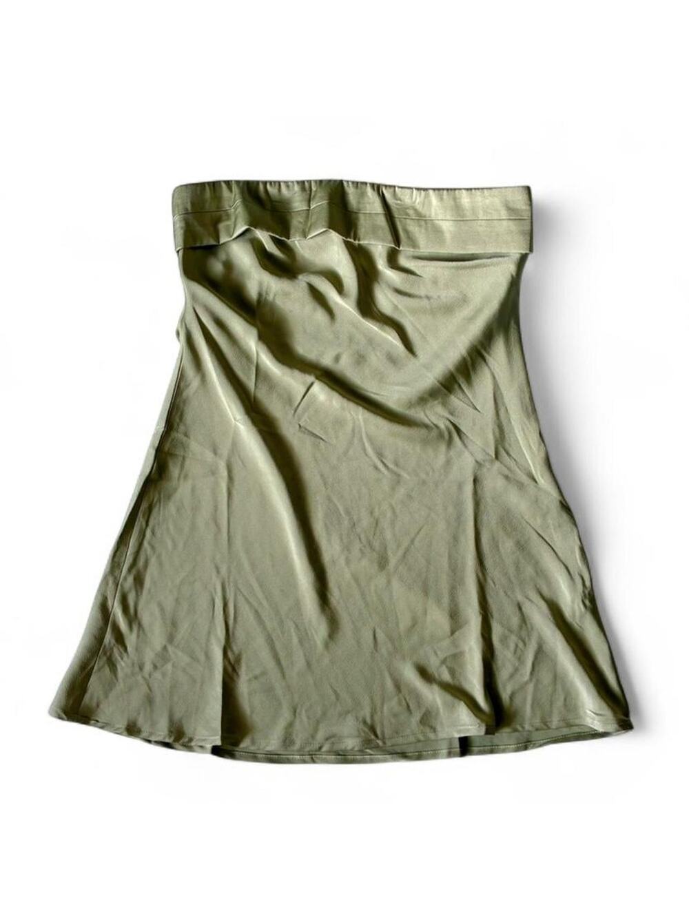 NWT Adorable Princess Polly Sage Green Satin like mini dress